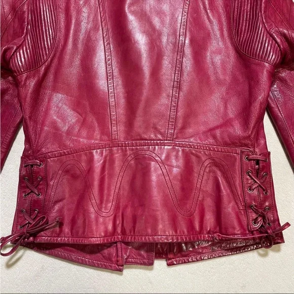 Vintage Donna Karan double rider's moto jacket - Picture 9 of 10